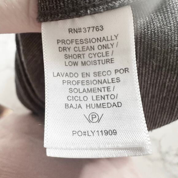 Laundry‎ by Shelli Segal Long Sleeve Moto Mini Dress Women's Size 6 gray black - Picture 13 of 14